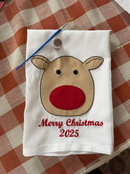 DIY Reindeer Keepsake Towel