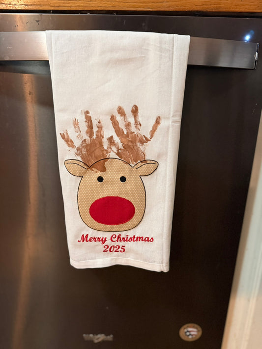 DIY Reindeer Keepsake Towel