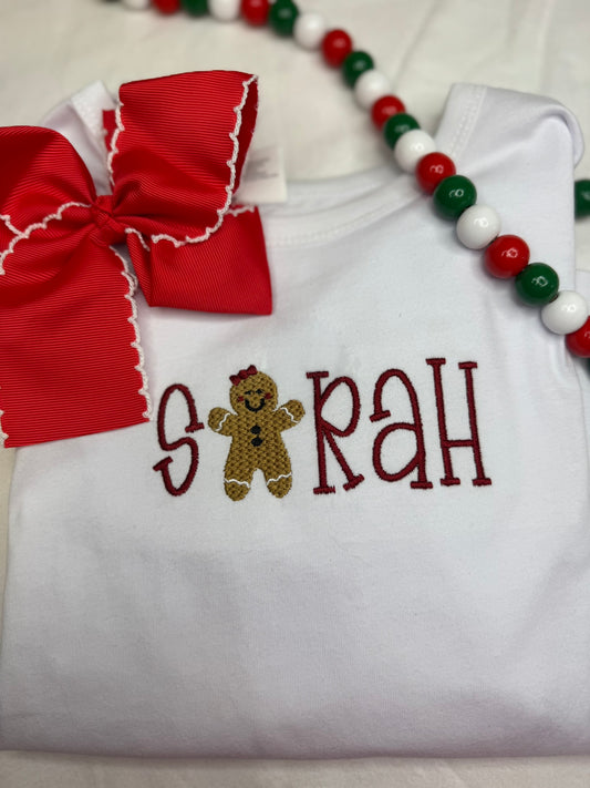 Girl's Gingerbread Shirt