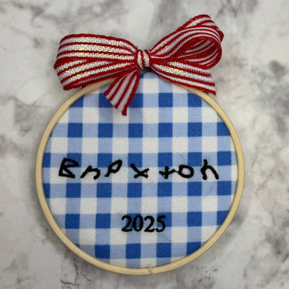 Custom Handwriting Ornaments